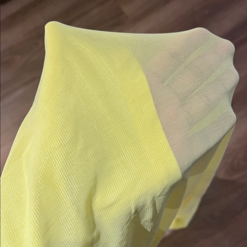 HALFHEART Sheer Yellow Maxi Dress - Picture 6 of 6
